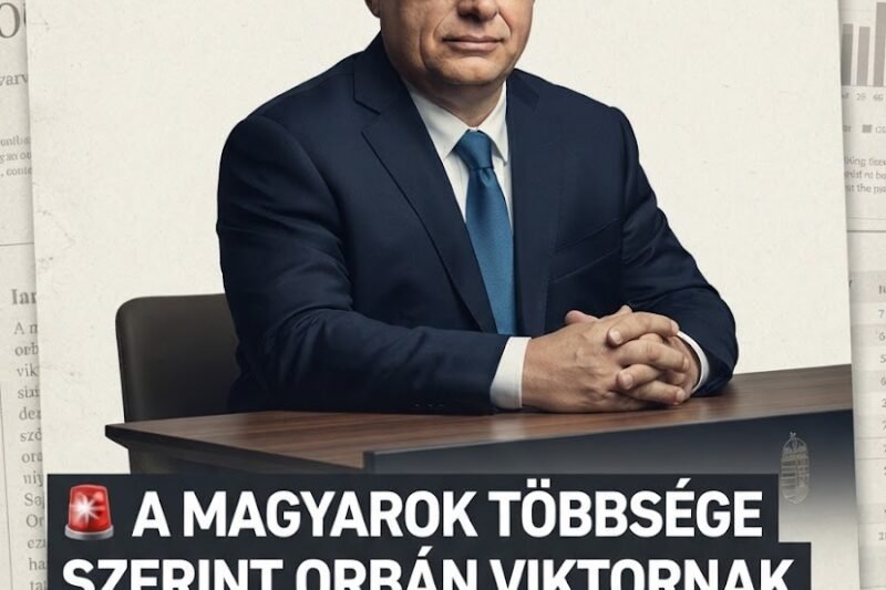 🚨 A MAGYAROK TÖBBSÉGE SZERINT ORBÁN VIKTORNAK VISSZA KELL VONULNIA!
