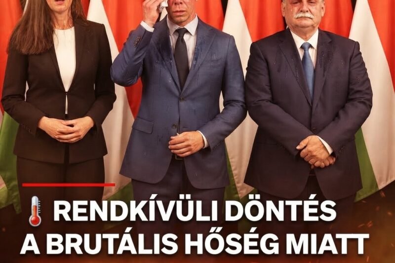 🌡️ RENDKÍVÜLI DÖNTÉS A BRUTÁLIS HŐSÉG MIATT