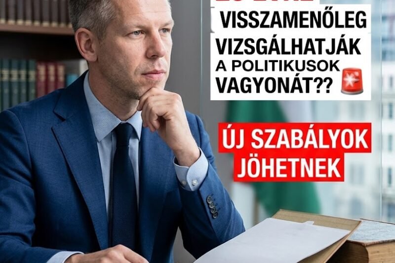 🚨 Nagy változást jelentett be Magyar Péter a politikusok vagyonellenőrzésével kapcsolatban!