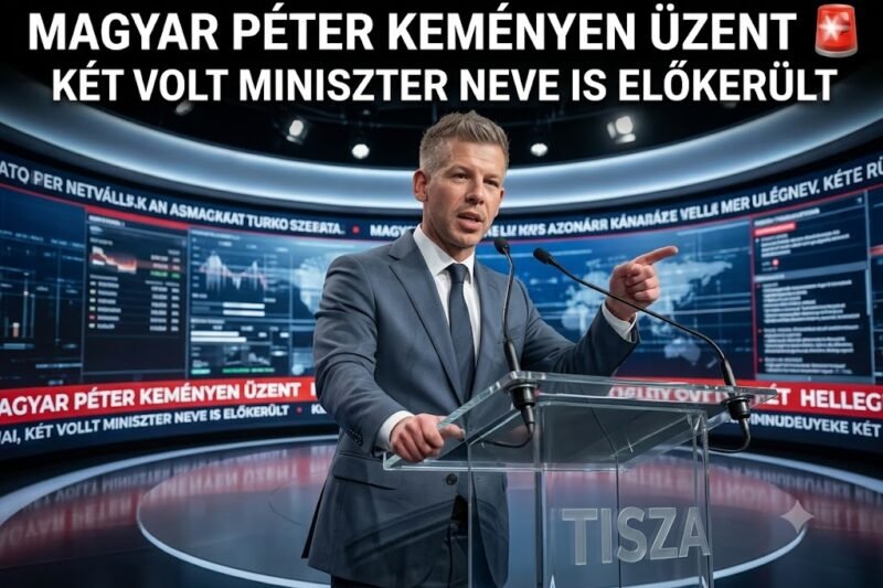 🚨 Újabb kemény kijelentést tett Magyar Péter!