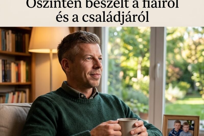 👨‍👦 Őszintén mesélt a családjáról Magyar Péter.