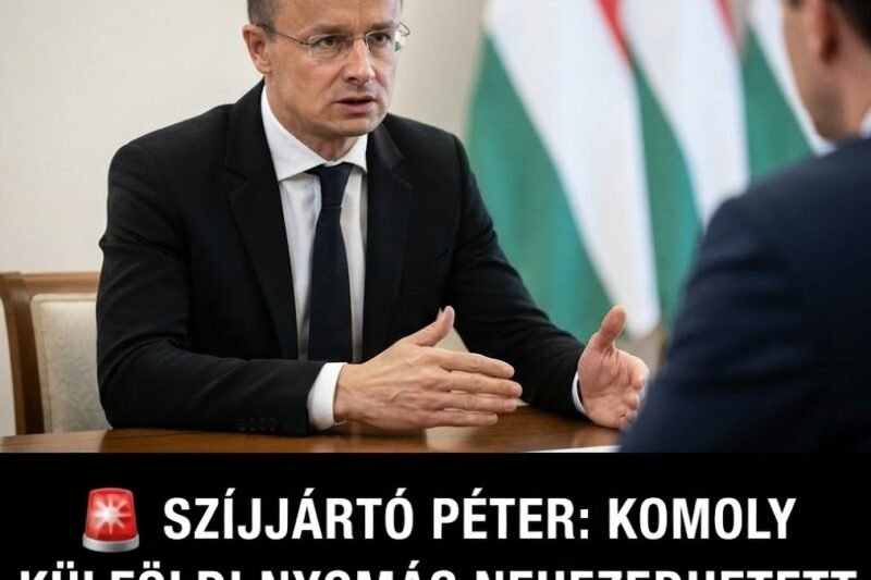 🚨 Szijjártó Péter egy interjúban arról beszélt, hogy véleménye szerint komoly külföldi nyomás nehezedett a magyar választási folyamatra.