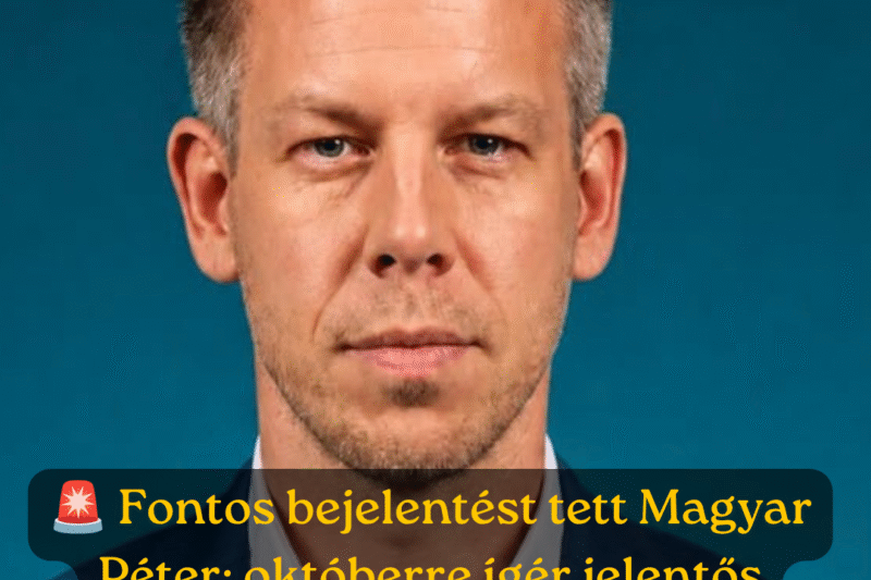 Nagyon fontos hír jött: októberre ígéri Magyar Péter