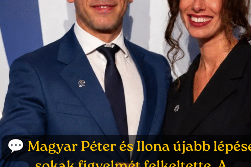 Magyar Péter és barátnője, Ilona olyat tett, amire nincsenek szavak