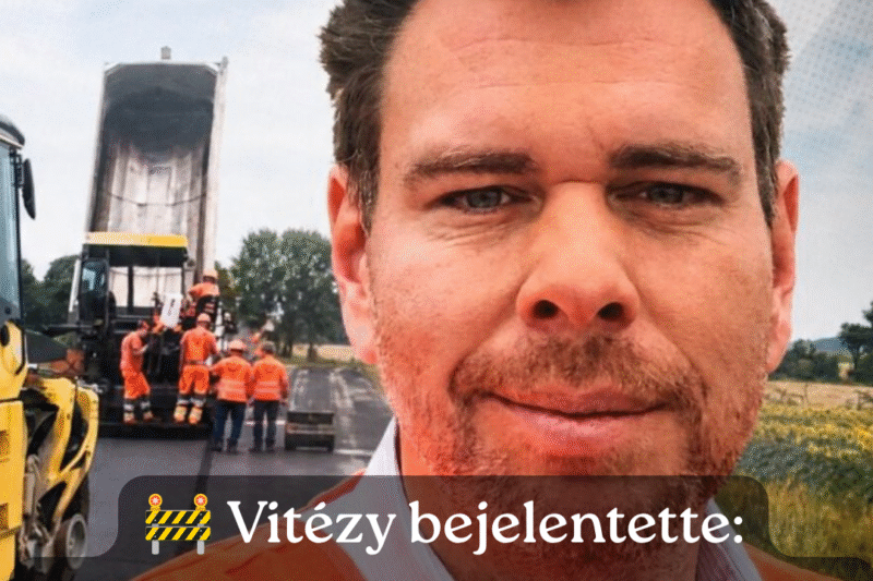 Vitézy bejelentette: Hatalmas útfelújítási program indul, ezeket az utakat kezdik el felújítani
