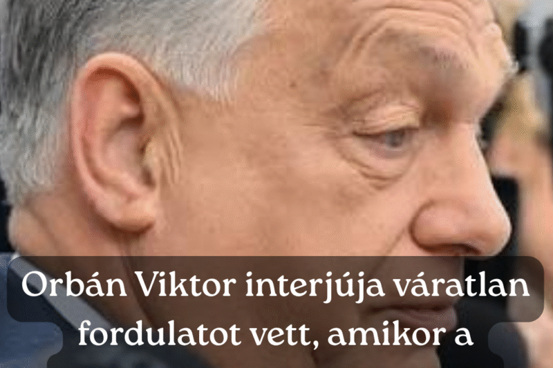 Bekiabáltak Orbánnak az interjúja alatt – amit ezután tett, arra senki nem számított!