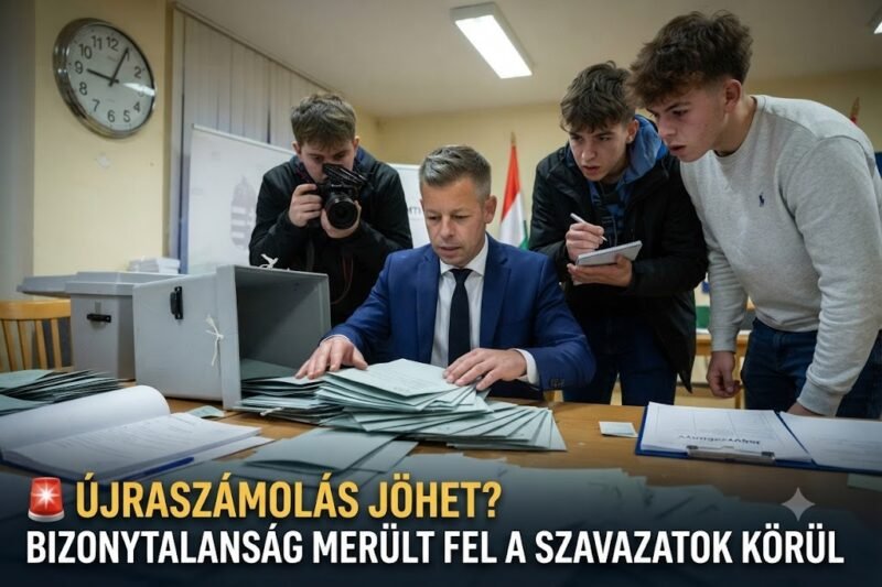 🚨 Újraszámolás jöhet? Most érkezett a friss hír a szavazatok újraszámolásáról