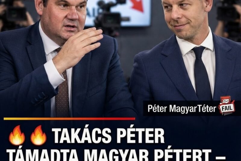 🔥 Takács Péter le akarta járatni Magyar Pétert – csúnyán visszafelé sült el az akció!