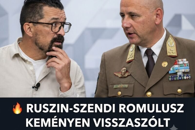 🔥 Ruszin-Szendi Romulusz keményen nekiment Bárdosi Sándornak – erős kritikát fogalmazott meg