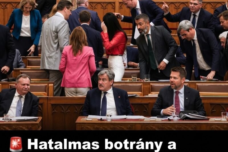 🚨 HATALMAS BOTRÁNY A PARLAMENTBEN – ELSZABADULTAK AZ INDULATOK