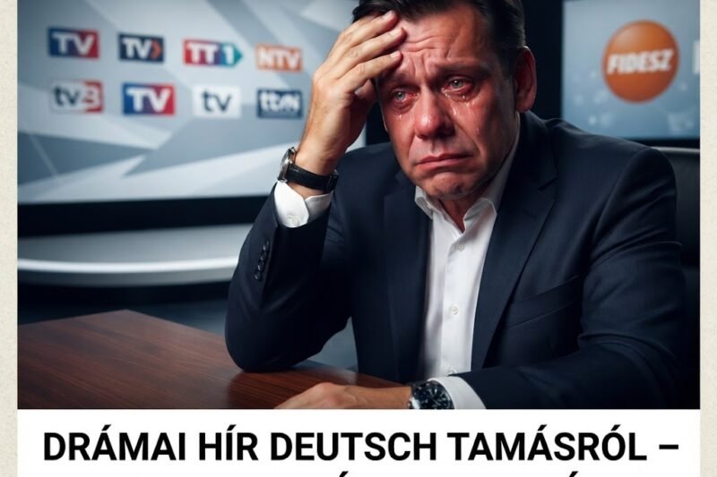 Drámai hír érkezett Deutsch Tamásról – Somogyi András jelentette be