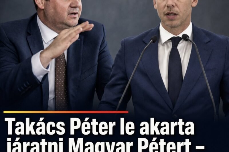Takács Péter le akarta járatni Magyar Pétert – csúnyán visszafelé sült el az akció! – MindenegybenBlog