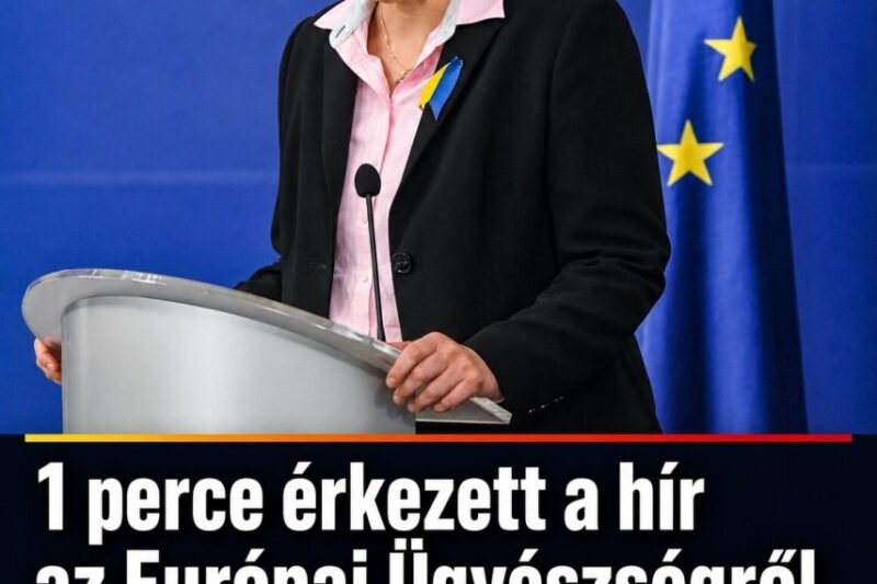 1 perce érkezett a hír az Európai Ügyészségről, máris dőlnek a dominók! 👇𝐂𝐢𝐤𝐤 𝐚 𝐡𝐨𝐳𝐳𝐚́𝐬𝐳𝐨́𝐥𝐚́𝐬𝐨𝐤𝐧𝐚́𝐥! – MindenegybenBlog