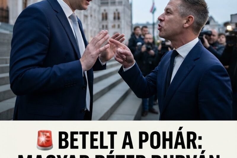 🚨 BETELT A POHÁR: MAGYAR PÉTER DURVÁN HELYRETETTE TOROCZKAIT!