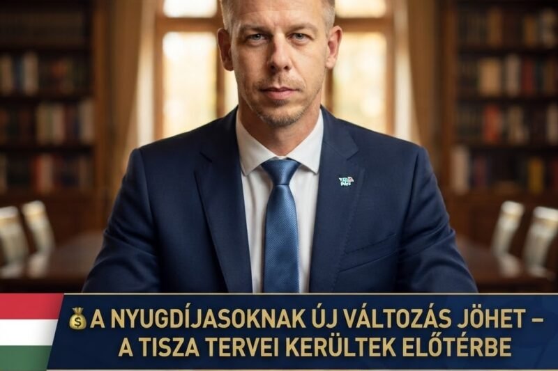 💰 A nyugdíjasok örülhetnek! Soha nem volt még ilyen – ezt vezetheti be a TISZA-kormány