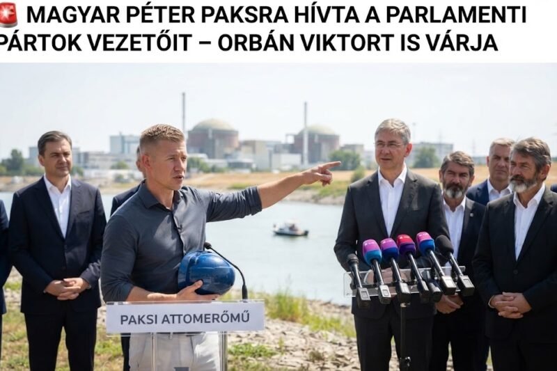 🚨 Magyar Péter Paksra hívta a parlamenti pártok vezetőit – Orbán Viktort is várja
