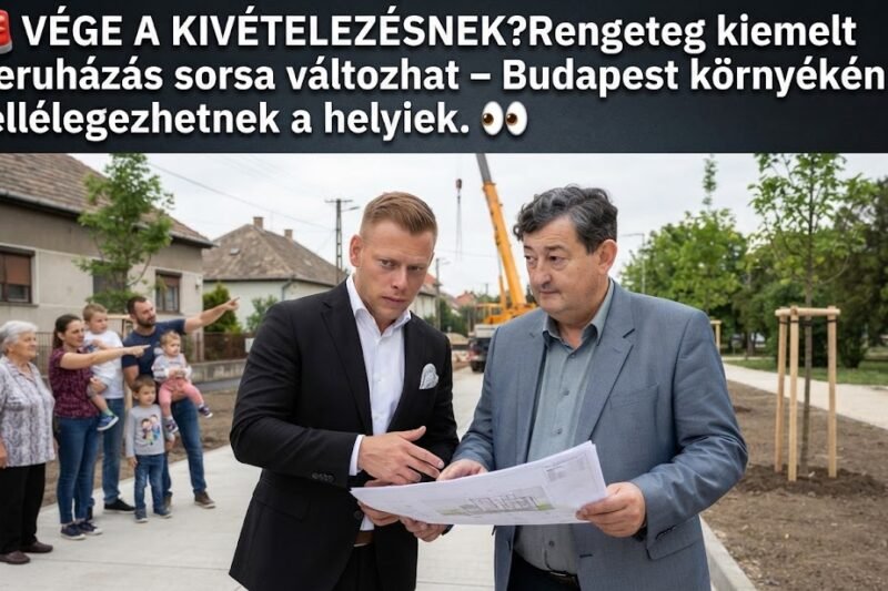 🚨 VÉGE A KIVÉTELEZÉSNEK? RENGETEG KIEMELT BERUHÁZÁST KASZÁLT EL A TISZA-KORMÁNY