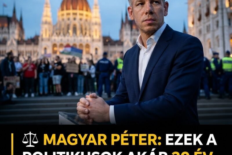 ⚖️ Magyar Péter megnevezte, kik azok a politikusok, akik akár 20 év börtönbüntetéssel is számolhatnak