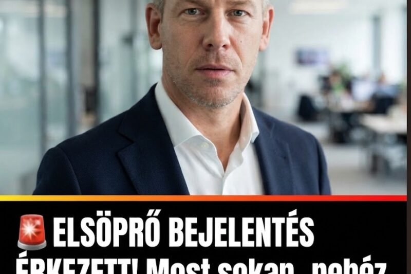 🚨 ELSÖPRŐ EREJŰ BEJELENTÉS ÉRKEZETT – NA MOST SOKAN BAJBAN LEHETNEK!