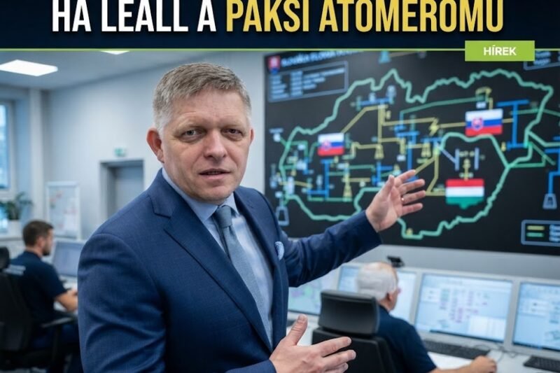 🇸🇰⚡ Robert Fico bejelentette: Szlovákia segít, ha leáll a Paksi Atomerőmű