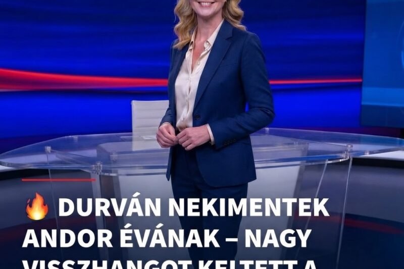 🔥 Durván nekimentek Andor Évának – nem kímélték a Tények távozó műsorvezetőjét!