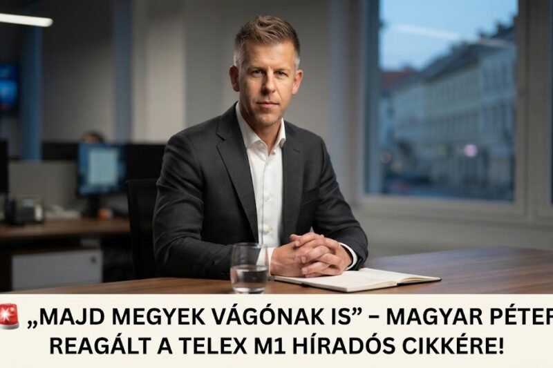 „Majd megyek vágónak is” – Magyar Péter reagált a Telex M1 híradós cikkére