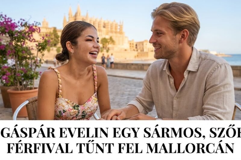 ❤️ Egy sármos, szőke férfival ölelkezik Mallorcán Gáspár Evelin – új fotók kerültek elő