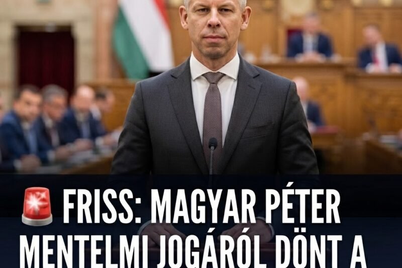 🚨 Friss: Magyar Péter mentelmi jogának felfüggesztéséről döntenek a parlamentben