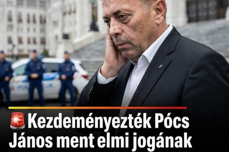 🚨 FELFÜGGESZTENÉK PÓCS JÁNOS MENTELMI JOGÁT – ÚJABB FEJLEMÉNY AZ ÜGYBEN
