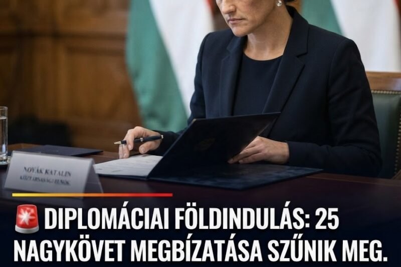 🚨 Diplomáciai földindulás: egyszerre 25 nagykövet megbízatása szűnik meg