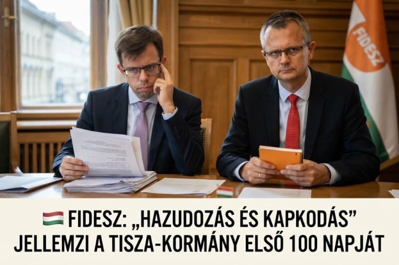 🇭🇺 FIDESZ: „HAZUDOZÁS ÉS KAPKODÁS” JELLEMZI A TISZA-KORMÁNY ELSŐ 100 NAPJÁT – Magyarmozaik.com – Magyarvilag.com