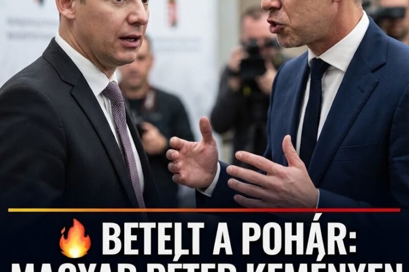 🔥 Betelt a pohár: Magyar Péter keményen helyretette Toroczkait