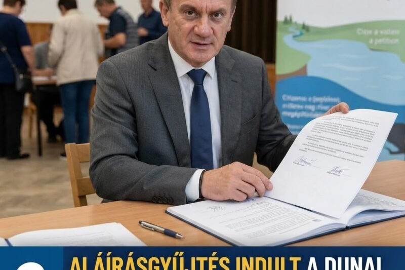 🌊 Aláírásgyűjtést indított a DK: dunai duzzasztómű megépítését sürgetik Magyarországon