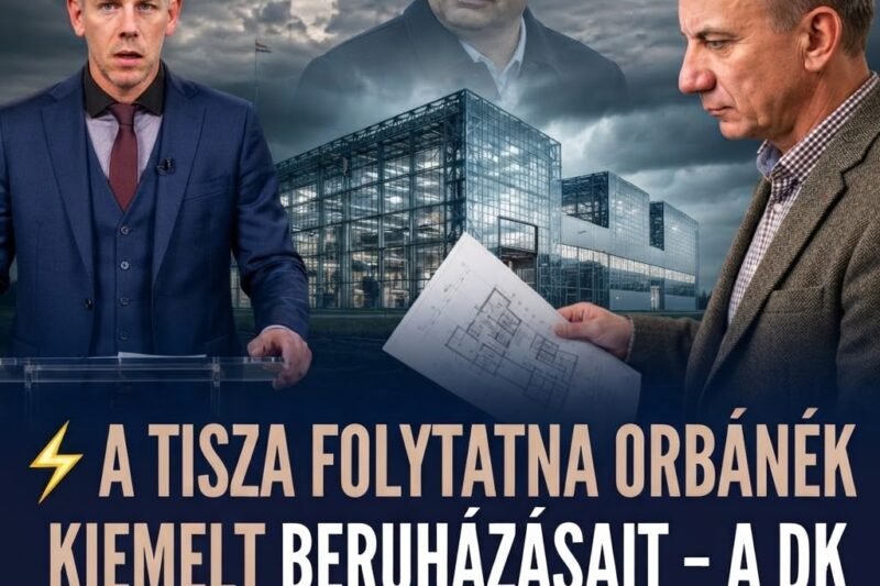 A Tisza folytatja Orbánék kiemelt beruházásait, a DK azonnali felülvizsgálatot követel