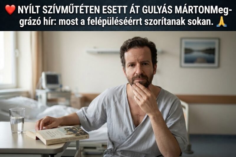 ❤️ NYÍLT SZÍVMŰTÉTEN ESETT ÁT GULYÁS MÁRTON