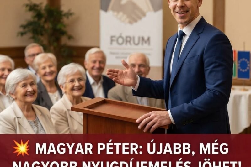 💸 Magyar Péter: újabb, még nagyobb nyugdíjemelés jön – senki sem számított ekkora összegre!