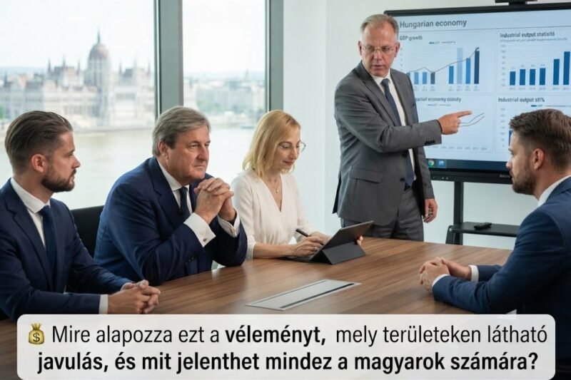 📈 KAPITÁNY ISTVÁN SZERINT BEINDULT A MAGYAR GAZDASÁG
