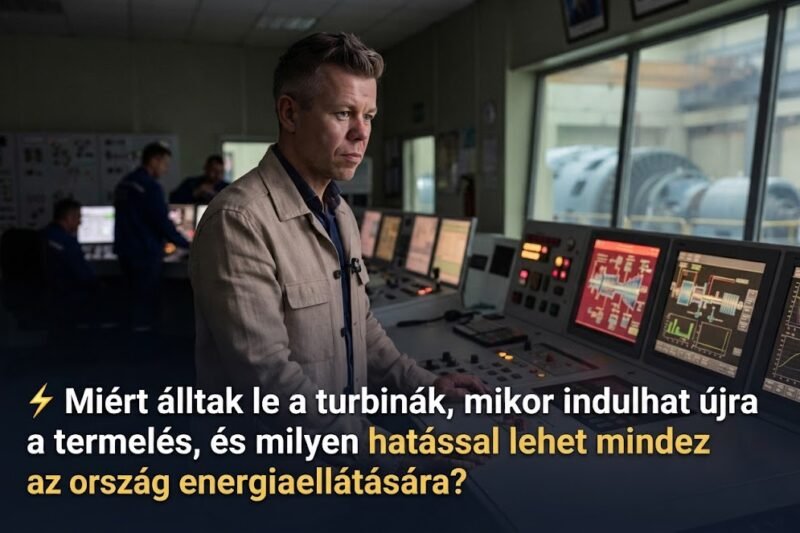 ⚡ MAGYAR PÉTER: VASÁRNAPTÓL ELKEZDHETJÜK VISSZAKAPCSOLNI A PAKSI TURBINÁKAT