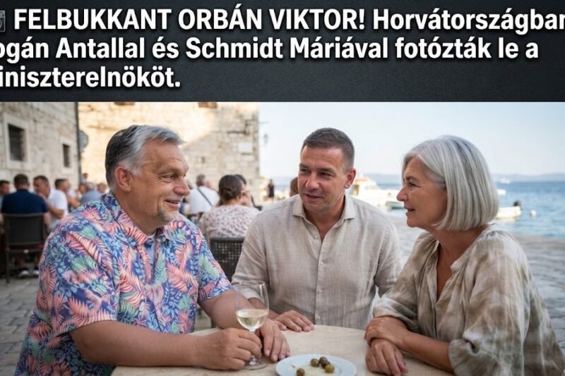 FELBUKKANT ORBÁN VIKTOR HORVÁTORSZÁGBAN!