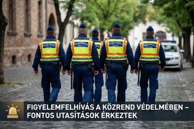 🚨 Figyelemfelhívás a közrend védelmében – pár perce tették közzé! Fontos, hogy mindenki ismerje az utasításokat