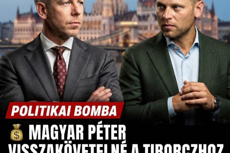 💰 Magyar Péter visszaköveteli a Tiborczhoz köthető 300 milliárdot!