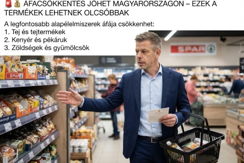 🚨 27%-ról 5%-ra csökkenhet az ÁFA? – Mutatjuk, mely termékeknél jöhet árcsökkenés