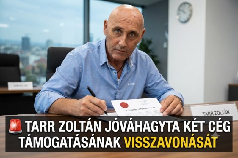 🚨 Tarr Zoltán jóváhagyta két, Pataky Attila előadásaihoz kapcsolódó cég támogatásának visszavonását