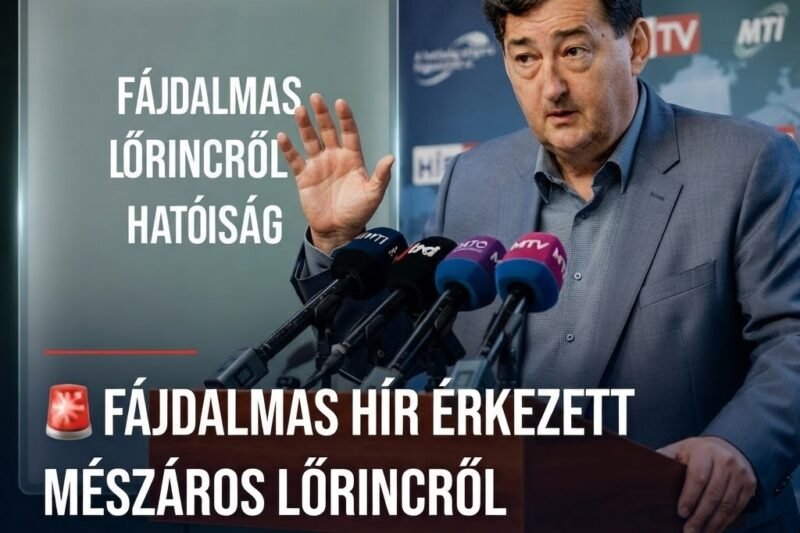 🚨 Mészáros Lőrinc fájdalmas hírt kapott – azonnali hatállyal lépett a hatóság!