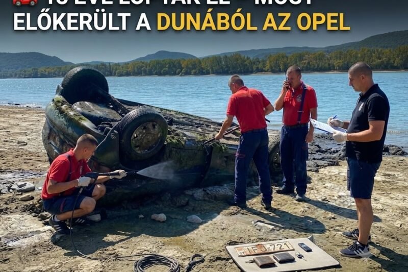 🚗 Megszólalt a Dunából előbukkant autó tulajdonosa: 13 éve lopták el az Opelt, most neki kell elszállíttatnia a partról