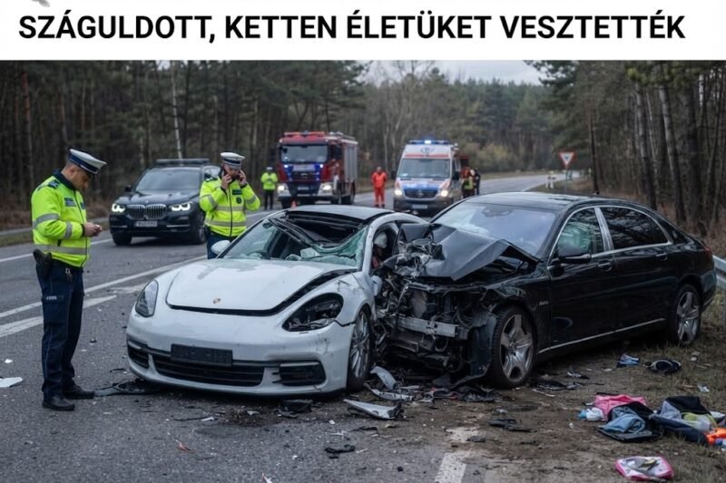 🕊️ Halálos baleset: 200-zal száguldó luxusautók ütköztek – ketten meghaltak, vádat emeltek
