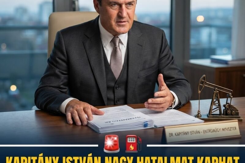 ⛽ Kapitány István óriási hatalmat kap az üzemanyagárak felett – borított a TISZA-kormány!