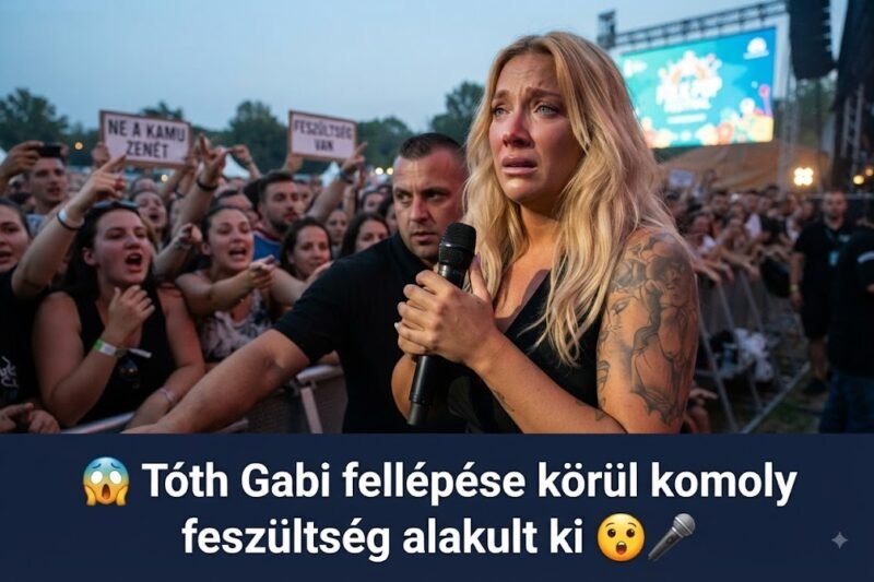 Tóth Gabi fellépése körül komoly feszültség alakult ki 😮🎤