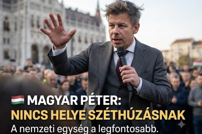🇭🇺 Magyar Péter: „Nincs helye széthúzásnak, amikor a hazánk kihívásokkal néz szembe”