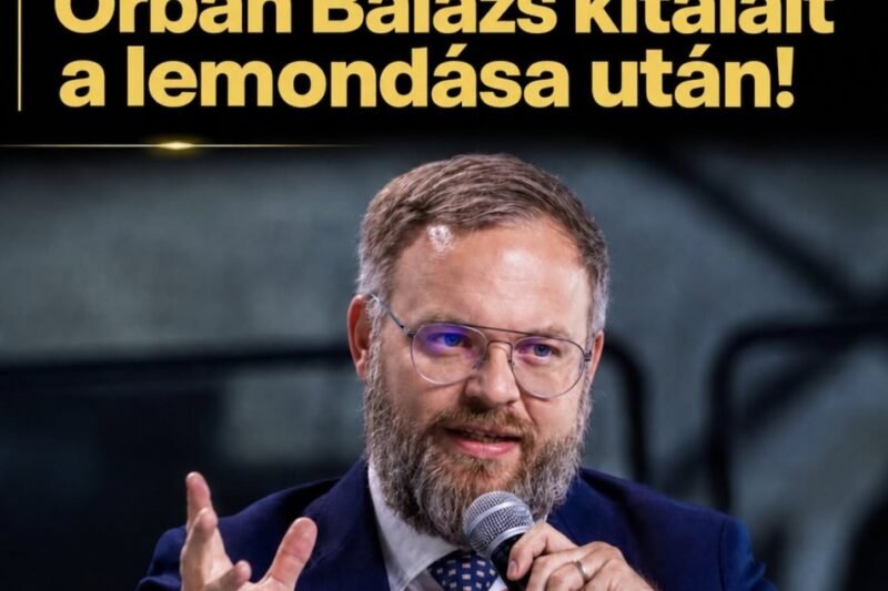 Hatalmas botrány: Orbán Balázs kitálalt a lemondása után! – MindenegybenBlog